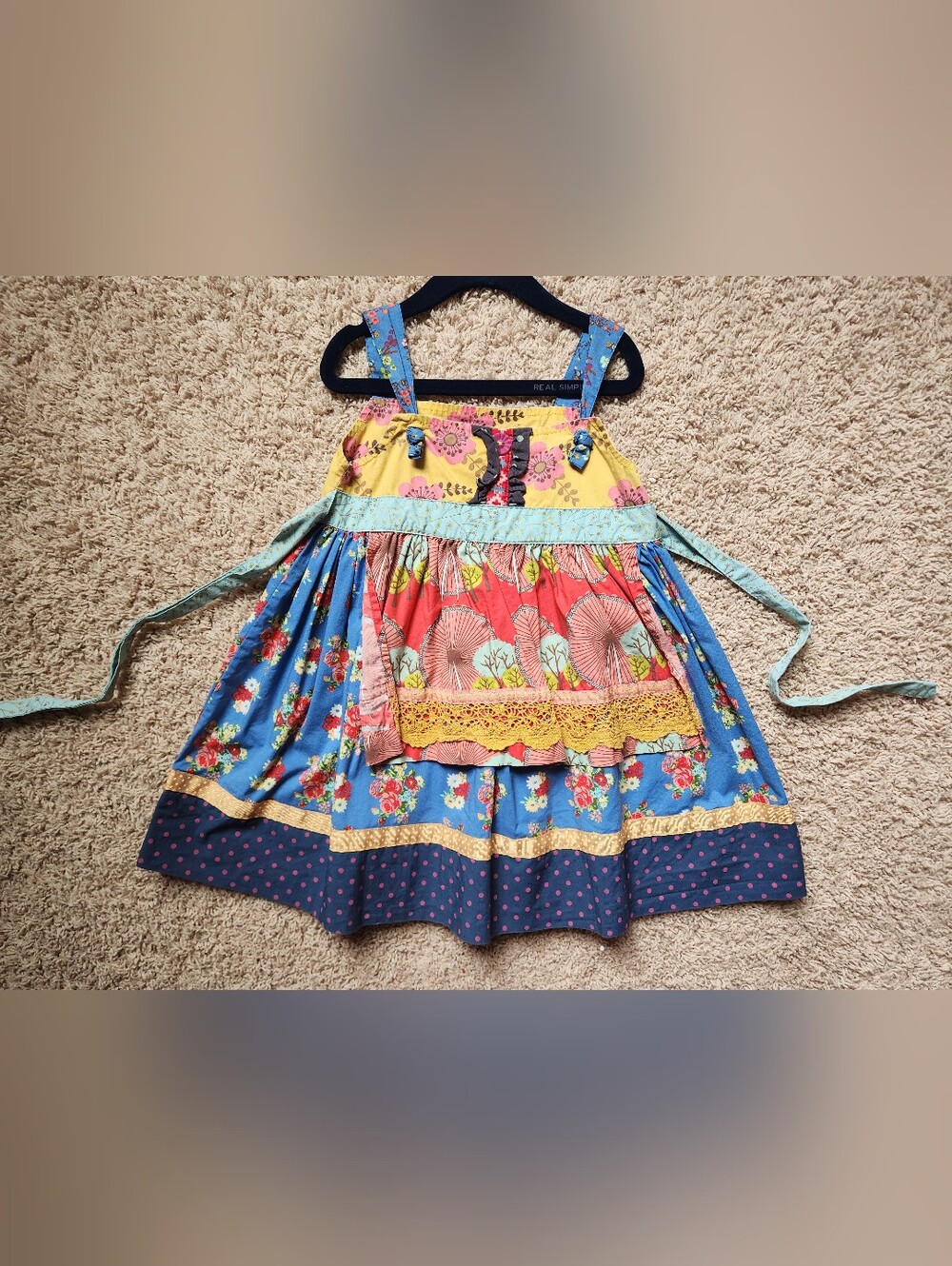 Matilda Jane Apron Girl Knot Dress